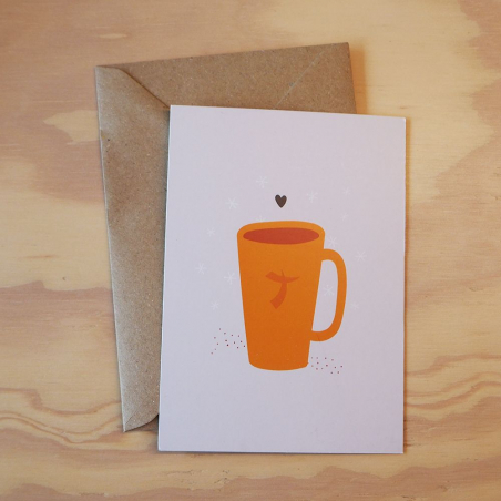 Carte & enveloppe: mug