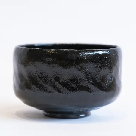Bol à Matcha - Chawan japonais noir diamètre 11cm