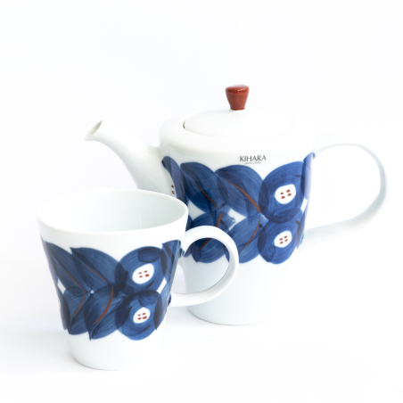 Kihara: Mug Konoha avec anse dessin bleu 3dl